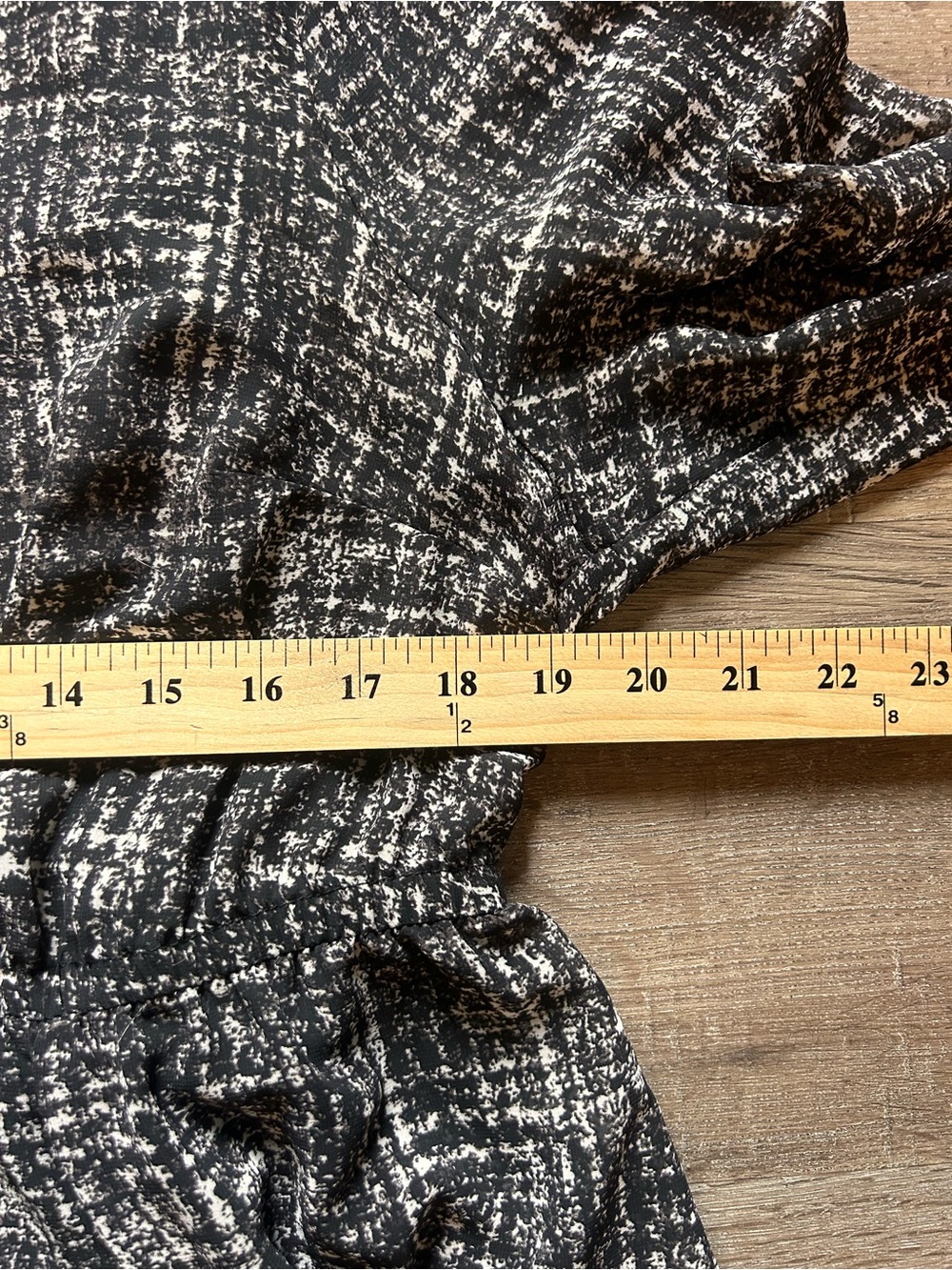 Torrid Dress Womens 00 / M/L Black & White Plaid Mini Mock Neck Ruffle Hem - Picture 9 of 12
